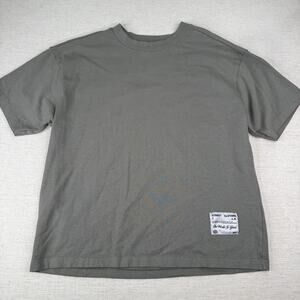 RGSTR Relaxed Boxy Oversized Fit Gray T-Shirt Men’s Size L 100% Cotton Tee